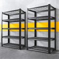 REIBII Garage Shelving 3000LBS, Heavy Duty Storage Shelves, Adjustable Industrial Metal Shelving Unit for Garage, Basement, Pantry, Warehouse,Commercial, 36