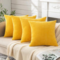 GAWAMAY Decorative Square Throw Pillow Covers 18