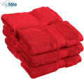 BLUENILEMILLS Premium Towel Collection, Egyptian Cotton Towels for Shower and Bathroom Assorted 6-Piece Face Towel Set, 13