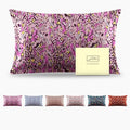 Mulberry Silk Pillowcase for Hair and Skin Queen Size Leopard Print Silk Pillow Cases with Zipper Soft Breathable Smooth Cooling Silk Pillow Covers for Sleeping (Pink Paint,20