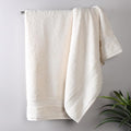 Superior Egyptian Cotton Bath Towel Set, Home Bathroom Towels, Master, Guest Bath, Decor Essentials, Quick Dry, Absorbent, Large Body Towels, Spa, Hotel, Resort, Adult, Kids, Set of 2, Ivory