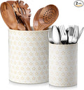 MALACASA LYDIA Ceramic Utensil Holders, 7.3