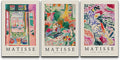 wall26 Canvas Wall Art Print Set French Floral Rainbow Landscapes Henri Matisse Nature Plants Illustrations Modern Relax/Calm Multicolor for Living Room, Bedroom, Office - 16