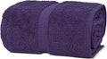 Chakir Turkish Linens 100% Cotton Premium Turkish Towels for Bathroom | 35'' x 70'' (1-Piece Bath Sheet, Plum)