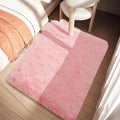 Pink Fluffy Area Rug for Girls Bedroom, 2x3 Shaggy Carpet for Kids Playroom, Nursery, Teen Living Room, Thick Fuzzy Plush for Dorm, Cute Room Decor for Baby