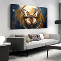 Butterfly Wall Art Bedroom - Vintage Wall Decor for Bedroom Girls Room - Black and Gold Wall Art for Living Room Size 29