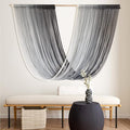 Flber Macrame Wall Hanging Large-Scale Dip-Dye Blue Bohemian Yarn Tapestry Home Room Wall Decor 57