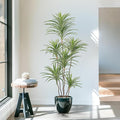 Artificial Dracaena Plants Indoor, 5 ft Faux Tropical Floor Plants Indoor, Tall Fake Yucca Silk Tree in Pot, Artificial Trees for Home Office Decor Indoor Outdoor Housewarming Gift