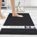 MAYSHINE Plush Shaggy Chenille Bath Mat | Extra Soft, Super Absorbent, Non-Slip Bathroom Rug | Fluffy Microfiber, Area Rug Sets for Bathroom Floor, Kitchen, Living Room | 23