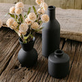 Modern Vases for Home Decor, Artificial Fake Flowers with Vase, Ceramic Vase for Centerpieces