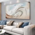Abstract Wall Art Canvas Wall Paintings Modern Beige Wall Decor Aesthetic Room Decor Wall Art Framed Artwork for Living Room Bedroom Dining Room Home Office Decor 20
