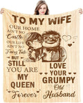 CENSIHER Gift Blanket for Wife - Wedding Anniversary, Birthday, Christmas, Valentine's, Mother's Day - Healing Thoughts Present