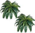 VEVOR Fake Ferns 2 Pcs, 39 Inch Artificial Boston Ferns Plants, Faux Fern with 35 Branches, Artificial Plants Large for Outdoors/Indoor Home, Office,Garden (Flowerpot Unincluded)