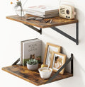 Deep Floating Shelves for Wall, 12 Inch Deep Floating Shelves Set of 2, 16