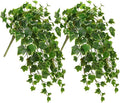 Hollyone 2pcs Artificial Hanging Plants 24
