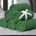 VOOVA & MOVAS Green Washcloths, 6PC Hand Towels 13