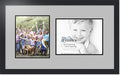 ArtToFrames Collage Photo Frame Double Mat with 1 - 8.5x11^ 8x10 Openings and Satin Black Frame