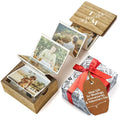 udelf Personalized Wooden Photo Box Gift with Initials-Handmade Picture Box Gift, Wedding Keepsake Box and Anniversary Box, Custom Gifts, Romantic Gift Photo Memory Storage Box, Pull Out Photo-3