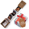 udelf Personalized Wooden Photo Box Gift with Accordion Picture Pull Out - Custom Gifts, Wedding Keepsake Box, Anniversary Box, Picture Box Gift - Holds 14 Photo Prints, 3