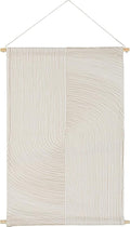 Mark&Day Wall Art, Gerlos Modern Farmhouse Ivory Macrame Tapestry Wall Hanging for Living Room, Bedroom, Office or Kitchen (36
