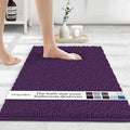 MAYSHINE Plush Shaggy Chenille Bath Mat | Extra Soft, Super Absorbent, Non-Slip Bathroom Rug | Fluffy Microfiber, Area Rug Sets for Bathroom Floor, Kitchen, Living Room | 24