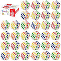 32 Pack Mini Cube Puzzle Party Favors for Kids, 1.18in 3x3x3 Magic Cube Toy for Student School Rewards Classroom Prize Goodie Bag Stuffers, Gift for Birthday Valentines Easter Christmas