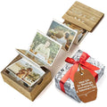 udelf Personalized Wooden Photo Box Gift with Accordion Picture Pull Out-Custom Gifts for Couples, Wedding Keepsake Box, Anniversary Box, Picture Box Gift with Couple Names-Holds 14 Photo Prints 3