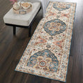 vivorug Runner Rug 2'x7' Vintage Washable Non-Slip Runners for Hallways Kitchen Entryway Laundry Room Carpet Hallway Runner Beige
