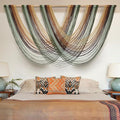 Flber Macrame Wall Hanging Boho Wall Decor Yarn Wall Art Tapestry Bedroom Living Room Nursery Apartment Home Decor 57