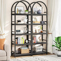 Tribesigns 5-Tier Open Bookshelf Set of 2, 74.4
