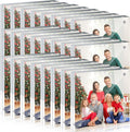 24 Pcs Acrylic Picture Frames, Clear Picture Frames Frameless Magnetic Picture Frame Double Sided Magnetic Photo Frame Free Standing Desktop Display Stand for Bedroom Living Room Home (Transparent, 4X4)