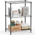 450 lbs Steel Storage Shelving 3-Tier Utility Shelving Unit Steel Organizer Wire Rack for Home,Kitchen,Office (11.8