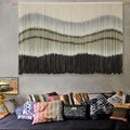 Macrame Wall Hanging Dip-Dye Large Macrame Wall Decor Boho Home Decor Scale Fiber Wall Art Yarn Craftsmanship Art 57