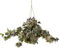 Nearly Natural Grape Leaf Hanging Basket Silk Plant, Green