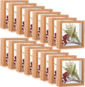 Ripeng 16 Pack Shadow Box Frame Display Case Picture Frame for Wedding Bouquet, Back to School Crafts, Memorial Photos, Ticket, Teacher, Medal, DIY Wall or Tabletop Gift Decor(5 x 5 Inch,Wood Color)