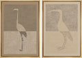 MUDECOR Framed Canvas Print Wall Art Bird Silhouette Modern Minimalist with Heron Crane Illustrations Modern Art Decorative Bohemian Colorful for Living Room, Bedroom, Office - 16