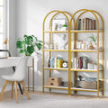 Tribesigns 4-Tier Open Bookshelf Set of 2, 70.8