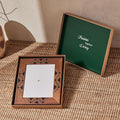 8x10inch 100% Solid American Walnut Picture Frame, Wall Mounting/Tabletop, Photo Poster Collage Wood Frames for Art Gallery Home Decor, Horizontal/Vertical Display, Solid Color, 1 Pack