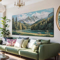 Tsomzxng Natural Canvas Art Wall Decor Home Wall Decor Paintings Art Prints Modern Wall Art Decorations Mountain Wilderness Landscape Artwork For Living Room Wall Bedroom Kitchen Office Decor 24