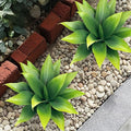 Fake Plants Artificial Agave Plants,Large UV Resistant Fake Agave Planters for Indoor and Outdoor Decorating Tropical Plant Succulents Greenery Indoor Decor((2Pack Light Green) 13.8