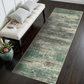 GENIMO Runners for Hallways,2x6 Washable Runner Rug Non-Slip, Long Runner Rugs with Rubber Backing, Low Pile Lightweight Rugs for Kitchen, Bedroom, Bathroom, Entryway, Sage Green