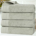 Superior Honeycomb Cotton Medium Weight Towels, for Guest Bath, Master Bathroom, Shower, Quick Dry, Adults, Home Essentials, Textured Waffle Border, Towel Set, Bath Towels, Set of 4, Sage