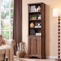 OKD 6-Tier Bookcase with Doors, 72