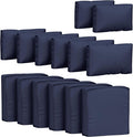 14 Pcs Outdoor Cushion Covers Patio Cushion Slipcovers Replacement Splash Proof with Zipper for Outdoor Furniture, Patio Sofa Couch 3 Sizes, Covers Only