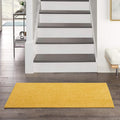 Nourison Essentials Indoor/Outdoor Yellow 2' x 4' Area Rug, Easy Cleaning, Non Shedding, Bed Room, Living Room, Dining Room, Backyard, Deck, Patio (2x4)