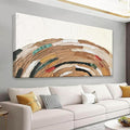 Tsomzxng Abstract Wall Art Yellow Brown Wall Art Painting Canvas Art Wall Decor Prints Abstract Wall Decor For Living Room Bedroom Kitchen Office Artwork Ready To Hang 24