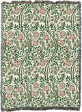 Pure Country Weavers William Morris Sweetbriar Blanket XL - Arts & Crafts - Gift Tapestry Throw Woven from Cotton - Made in The USA (82x62)