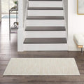 Nourison Home Essentials Indoor/Outdoor Ivory Beige 2' x 4' Area Rug, Easy Cleaning, Non Shedding, Bed Room, Living Room, Dining Room, Backyard, Deck, Patio (2x4)