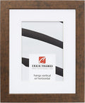 Craig Frames Essentials, Modern 1 Inch Wide 12 x 12 Inch Rustic Copper Picture Frame Matted to Display a 9 x 9 Inch Photo