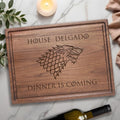 Straga Personalized House Stark Cutting Board -
